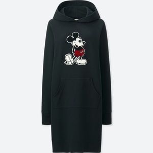 Uniqlo X Disney Minnie Mouse hooded midi dress